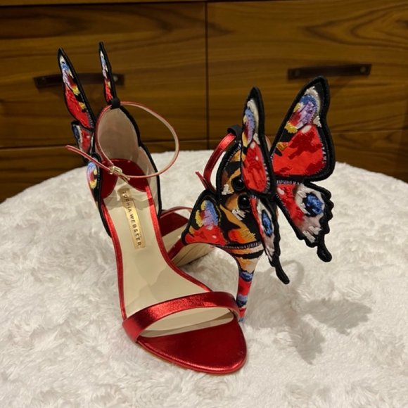 COPY - SOPHIA WEBSTER HEELS IN SIZE 40 - BRAND NEW NEVER WORN - Picture 1 of 7